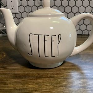 Rae Dunn “Steep” tea pot.